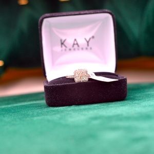 Diamond Ring, Princess cut, Size 7